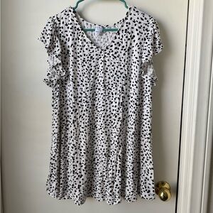 Stylish Black and White Kids Dress